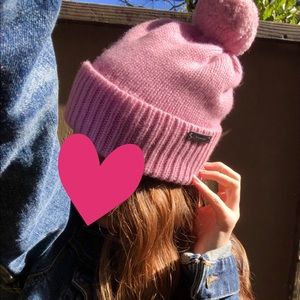 Coach Wool & Cashmere PomPom Beanie💕